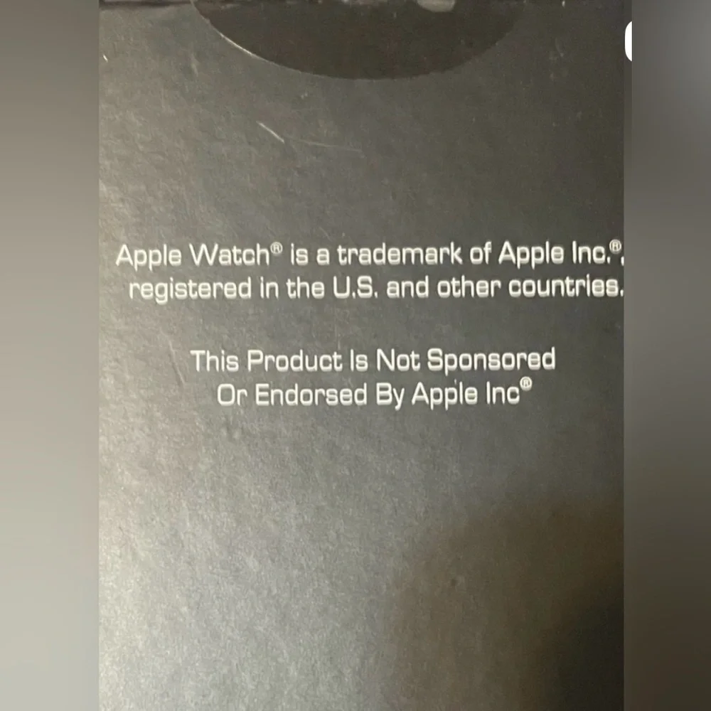American Exchange Gray Black Apple Watch Compatible Band 42mm 44mm NWT‎